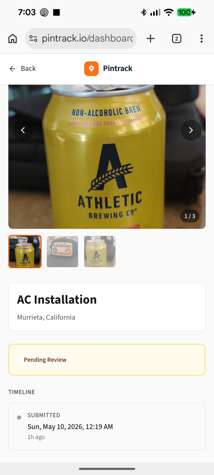 Maintenance by Test Co in Murrieta